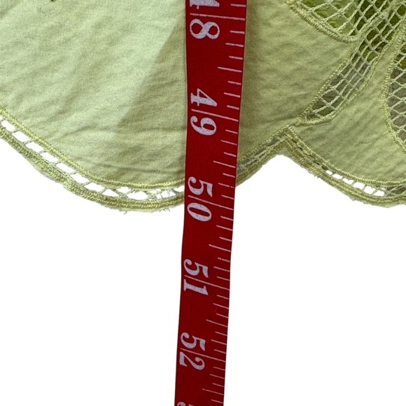 Anthropologie The Somerset Maxi Dress Cutwork Edition Green XXS Petite - Picture 11 of 13